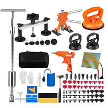 Load image into Gallery viewer, 107pcs Set Paintless Dent Repair Kit Suction Cup Dent Puller Bridge Reflector Board For Auto Body Dents, Hail Damage, Door Ding
