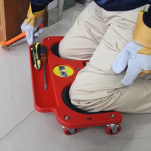 Load image into Gallery viewer, Mechanics Rolling Knee Pads With Wheels Creeper With Tool Tray Used For Car Body Repair
