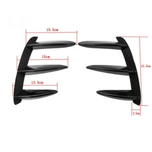 Load image into Gallery viewer, 1pair Car Black / Carbon Pattern Rear Bumper Side Splitter Spoiler Canards For Mercedes Benz W176 A200 A250 A260 A45 AMG Car Styling
