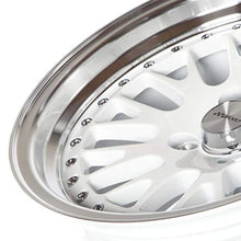 Load image into Gallery viewer, CP21 15"×8" Inch Gloss White Aluminum Wheel 4×100 [+25mm] For Honda Civic EK EG Acura Integra BMW E30 Mazda Miata Aluminum Alloy Racing Wheel Rim
