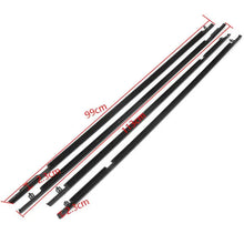Load image into Gallery viewer, 4pcs Car Window Belt Moulding Trim Weatherstrips Seal Fit For 2006-2011 Honda Civic Sedan 4DR
