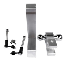 Load image into Gallery viewer, AP03 Silver Adjustable Trailer Hitch For 2.5-Inch Receiver, 10-Inch Drop/Rise Hitch 2&quot; &amp; 2-5/16&quot; Balls, w/ 2 Latches Locks Lift Kit Accessories
