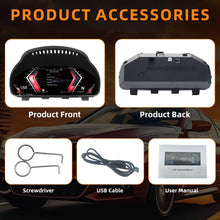 Load image into Gallery viewer, 12.3" Digital Instrument Cluster for BMW 5 Series F10/F11/F18 Linux System Car Speedometer Odometer Digital Dashboard Head Up Display Electronic Gauge Also For BMW 6/7 Series/X3/X5
