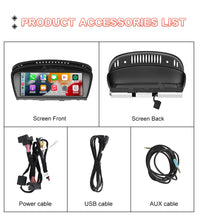 Load image into Gallery viewer, Touch Screen Wireless CarPlay Android Auto Car Multimedia 8.8 Display *720 Resolution For 2005-2011 BMW 3 Series E90 E91 E92 E93 BMW 5 Series E60 E61
