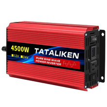 Load image into Gallery viewer, 12V To 110V AC Pure Sine Power Inverter 8000W 10000W  Power 60HZ  Converter Car Accessories Solar With LED And US Socket
