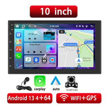 Load image into Gallery viewer, Universal Car Tesla Style 2 Din Android 13 Car Radio Carplay 7&quot; / 9&quot; / 10&quot; Inch Screen Multimedia Video Player Stereo Radio GPS
