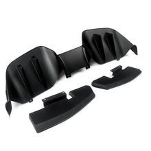 Load image into Gallery viewer, 3pcs Matte Black Rear Bumper Lower Spoiler Difuser For 2015-2017 Ford Mustang GT Model
