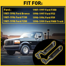 Load image into Gallery viewer, 2pcs Left+Right Black Interior Door Handles Front Or Rear Panel Pull Handle For Ford Bronco F150 F250 F350 F53 F59 F800 Truck 1987-1998
