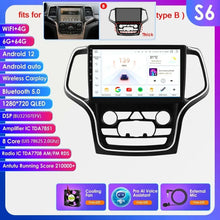Load image into Gallery viewer, Hizpo 10.1 Wireless Carplay 4G 2Din Android 13 Car Multimedia Player Radio For 2014-2022 Jeep Grand Cherokee WK2 Video Player Autoradio GPS DSP
