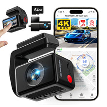 Load image into Gallery viewer, REDTIGER A4 Dash Camera Front &amp; Rear 4K Dash Cam  Drive Recorder For WiFi GPS Car DVR For 24H Parking Mode Black Box for Car
