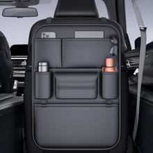 Load image into Gallery viewer, Black Universal Car Seat Back Organizer Bag Easy Install Car Interior Storage Accessories for Most Car Back Seats
