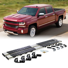 Load image into Gallery viewer, 1 Pair Polished Stainless Steel Running Boards For 2007-2019 Chevrolet Silverado Crew Cab / GMC Sierra Crew Cab 1500 2500 3500HD Crew Cab, NO diesel
