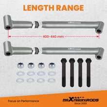 Load image into Gallery viewer, Pair Adjustable Rear Suspension Lower Control Arms For 1968-1972 GM A-Body Vehicle Chevrolet Chevelle, El-Camino, Monte Carlo, Buick Skylark, Pontiac Lemans, GTO, Oldsmobile Cutalss, 442 1968-1972 Suspension Trailing Kits
