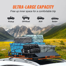 Load image into Gallery viewer, Roof Rack Cargo Basket 46"x36"x4.5"/51"x36"x5" Rooftop Cargo Carrier Heavy-Duty 200 LBS Capacity for SUV Truck Vehicle Galvanized, Powder Coated
