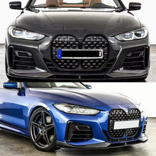 Load image into Gallery viewer, 3pcs Gloss Black Front Bumper Lower Spoiler Diffuser For 2021-2023 BMW 4 Series G22 G23 M-Sport
