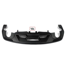 Load image into Gallery viewer, Matte Black GT500 Style Rear Bumper Lower Diffuser For 2015-2017 Ford Mustang Quad/Dual Exhaust
