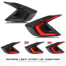 Load image into Gallery viewer, LED Tail Lights For 2016-2021 Honda Civic Sedan 10th Gen DRL Start Up Animation Rear Lamp Assembly (Not for hatchback &amp; Coupe)
