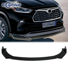 Load image into Gallery viewer, Gloss Black Front Bumper Lower Spoiler Diffuser Splitter For 2013-2026 Toyota Highlander Automobile Accessory
