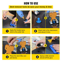 Load image into Gallery viewer, VEVOR 89pcs Paintless Dent Removal Rods Stainless Steel Rods Car Dent Repair Kit Glue Puller Kit For Auto Dent Removal
