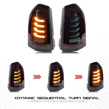 Load image into Gallery viewer, 2pcs Pair LED Tail Lights For 2011-2014 Chrysler 300 300C 300L Dynamic Signal Start-up Animation Black Rear Lamps Assembly
