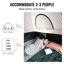 Load image into Gallery viewer, Truck Bed Tent 5.5&#39;-6&#39;  Foot Pickup Truck Tent with Rain Layer and Carry Bag Waterproof PU Double Layer Truck Tent for Camping
