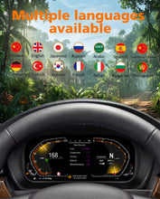 Load image into Gallery viewer, 12.3" Digital Instrument Cluster for BMW 5 Series F10/F11/F18 Linux System Car Speedometer Odometer Digital Dashboard Head Up Display Electronic Gauge Also For BMW 6/7 Series/X3/X5
