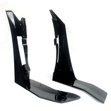 Load image into Gallery viewer, 2pcs Gloss Black Front Bumper Side Corner Winglet Splitters For 2015-2021 Ford Mustang GT500
