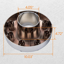 Load image into Gallery viewer, 1 Pair Front Wheel Center Hub Caps For 2005-2018 Ford F350 Super Duty Dually 4x4 560-3618 2005-18 5C34-1A096-LE 560-3598 560-3842 560-3829
