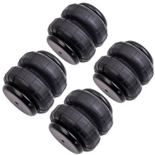 Load image into Gallery viewer, 4pcs Air Ride Spring Bags 5000lb 1/2"NPT Single Port For Heavy Duty Truck/Ratrod/Lowrider Suspension
