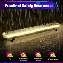 Load image into Gallery viewer, Roof Mounted Emergency Light Bar 96 LED Strobe Light Bar w/Controller 16 Strobe Modes Amber Flash Light Emergency Warning Lamp 150LM Burst Light IP65 Waterproof
