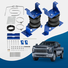 Load image into Gallery viewer, Rear Suspension Air Spring Helper Kit For 2020-2025 Chevy Silverado 2500HD/3500HD 4WD / GMC Sierra 2500HD 3500HD 4WD Pickup Fit For Puck-style 5th Wheel And Gooseneck Hitch Mounts
