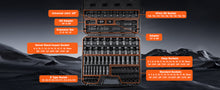 Load image into Gallery viewer, SucceBuy 1/2" 3/8" Inch Drive Impact Socket Set 13/23/33/34/48/65/90PCs SAE Metric Cr-V/Cr-Mo Socket Set 6 Point Alloy Steel Repair
